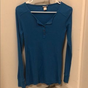 Bright Blue Henley Tee